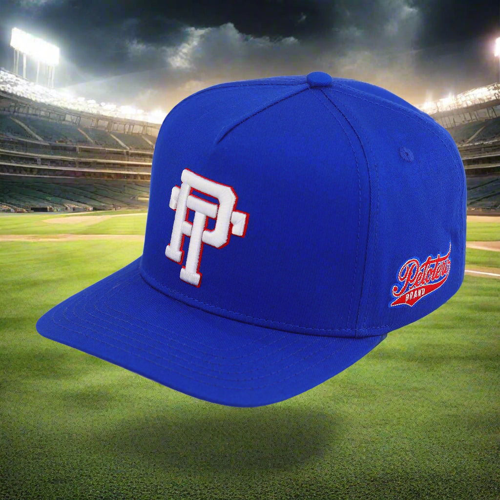 PT/Puro Béis Snapback - Royal Blue With Grey Bottom Brim