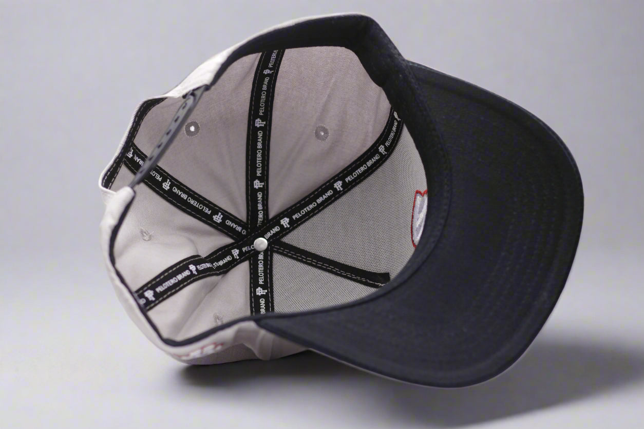 Pelotero Brand Logo- Hoy Se Juega Snapback - Grey with Black Brim