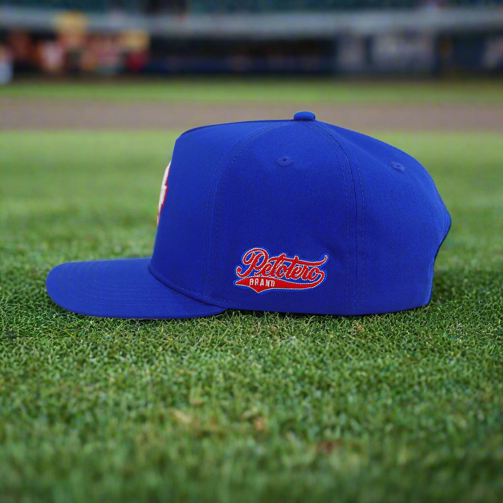 PT/Puro Béis Snapback - Royal Blue With Grey Bottom Brim