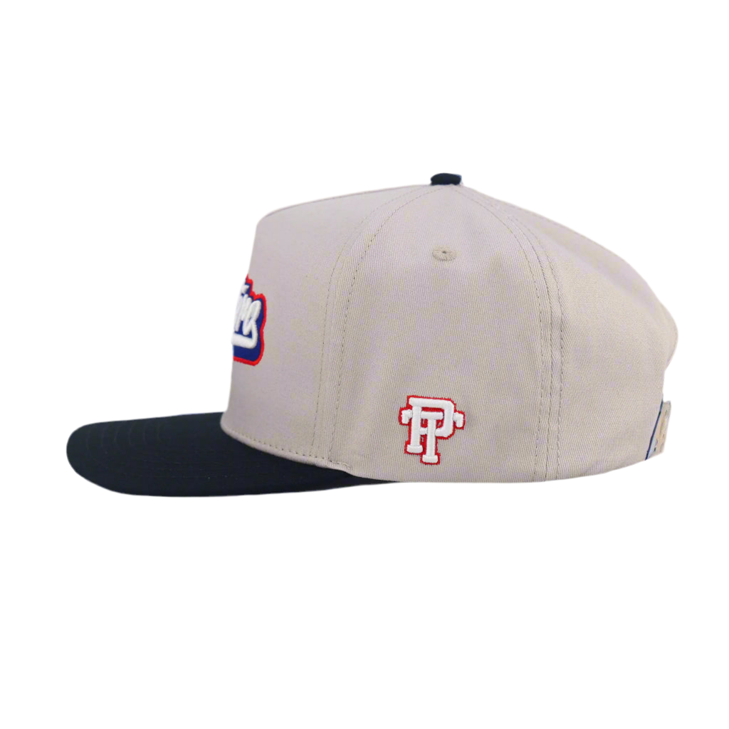Pelotero Brand Logo- Hoy Se Juega Snapback - Grey with Black Brim