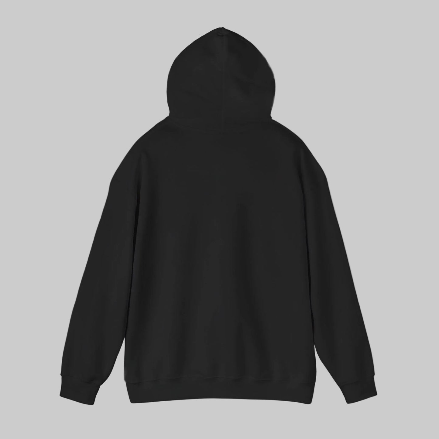 Black hoodie on a white background