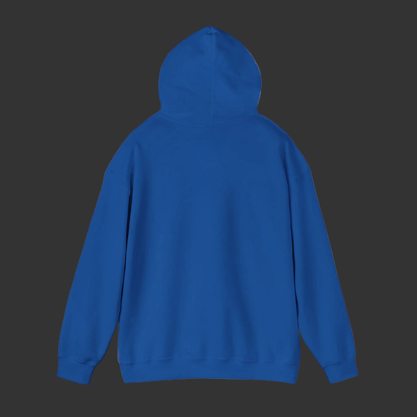 Blue hoodie on a white background