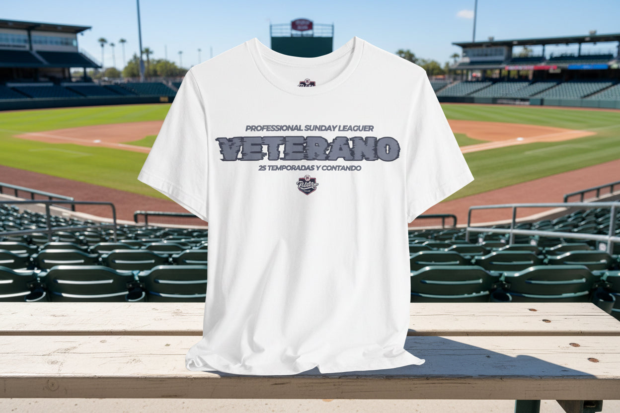 25 Year Veterano T-Shirt - Pro Sunday Leaguer