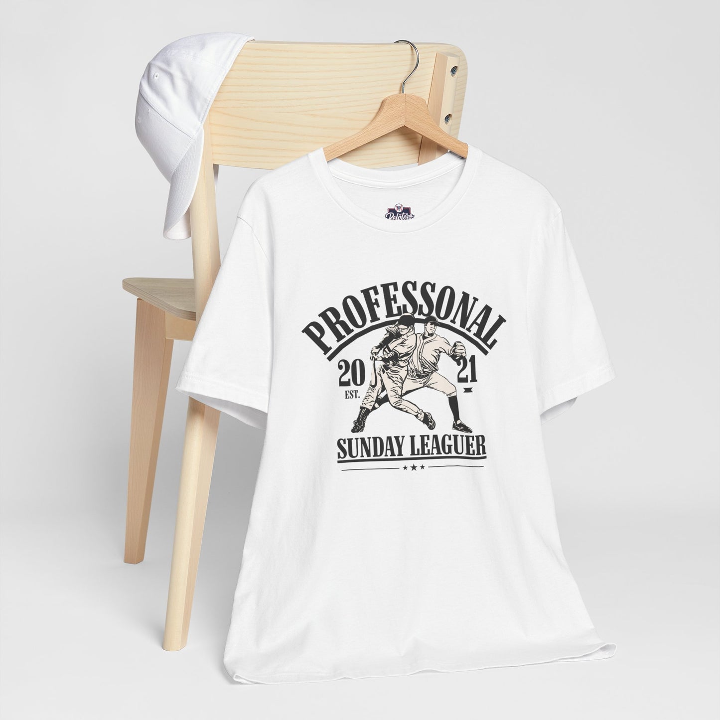 Professional Sunday Leaguer Baseball Tee — Hispanic Latino Pride