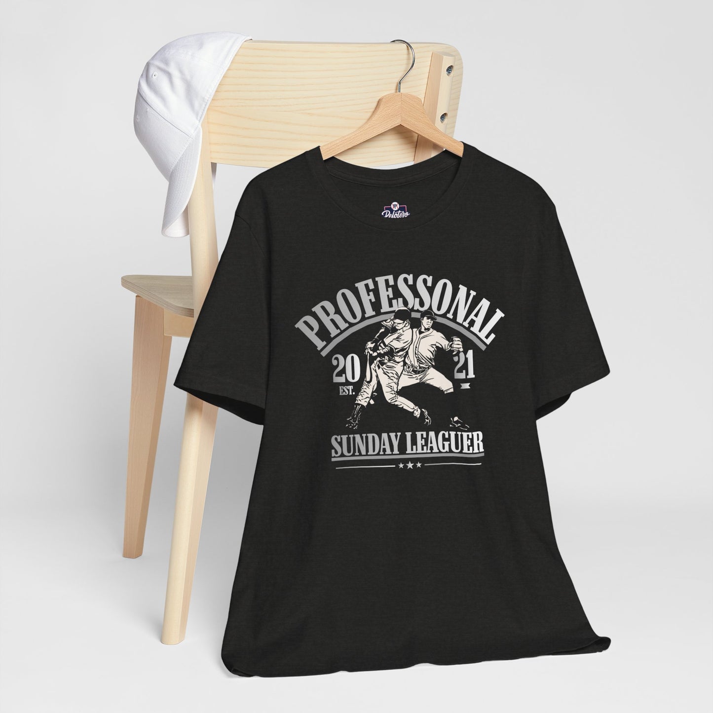 Professional Sunday Leaguer Baseball Tee — Hispanic Latino Pride