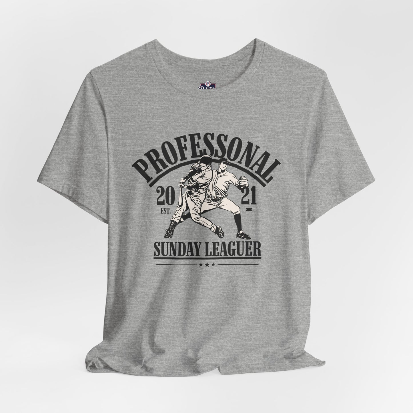 Professional Sunday Leaguer Baseball Tee — Hispanic Latino Pride