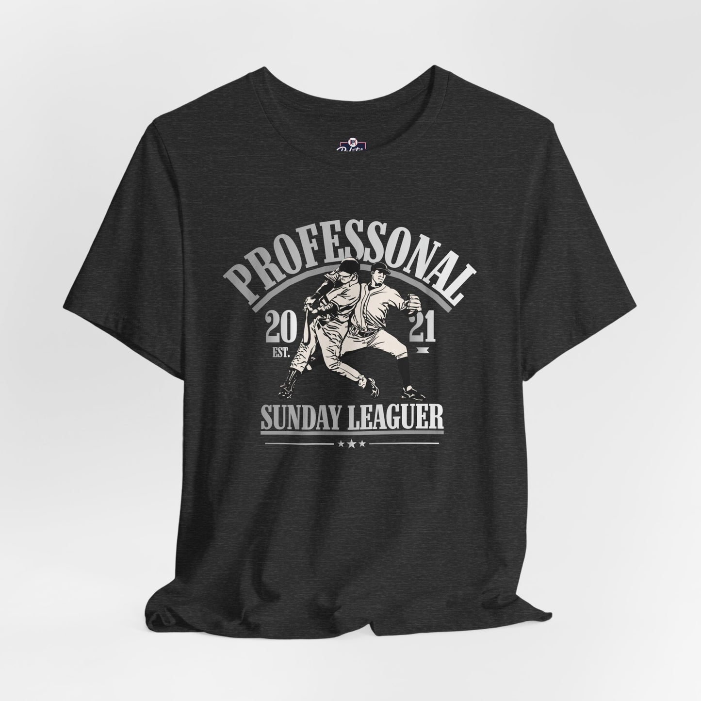 Professional Sunday Leaguer Baseball Tee — Hispanic Latino Pride