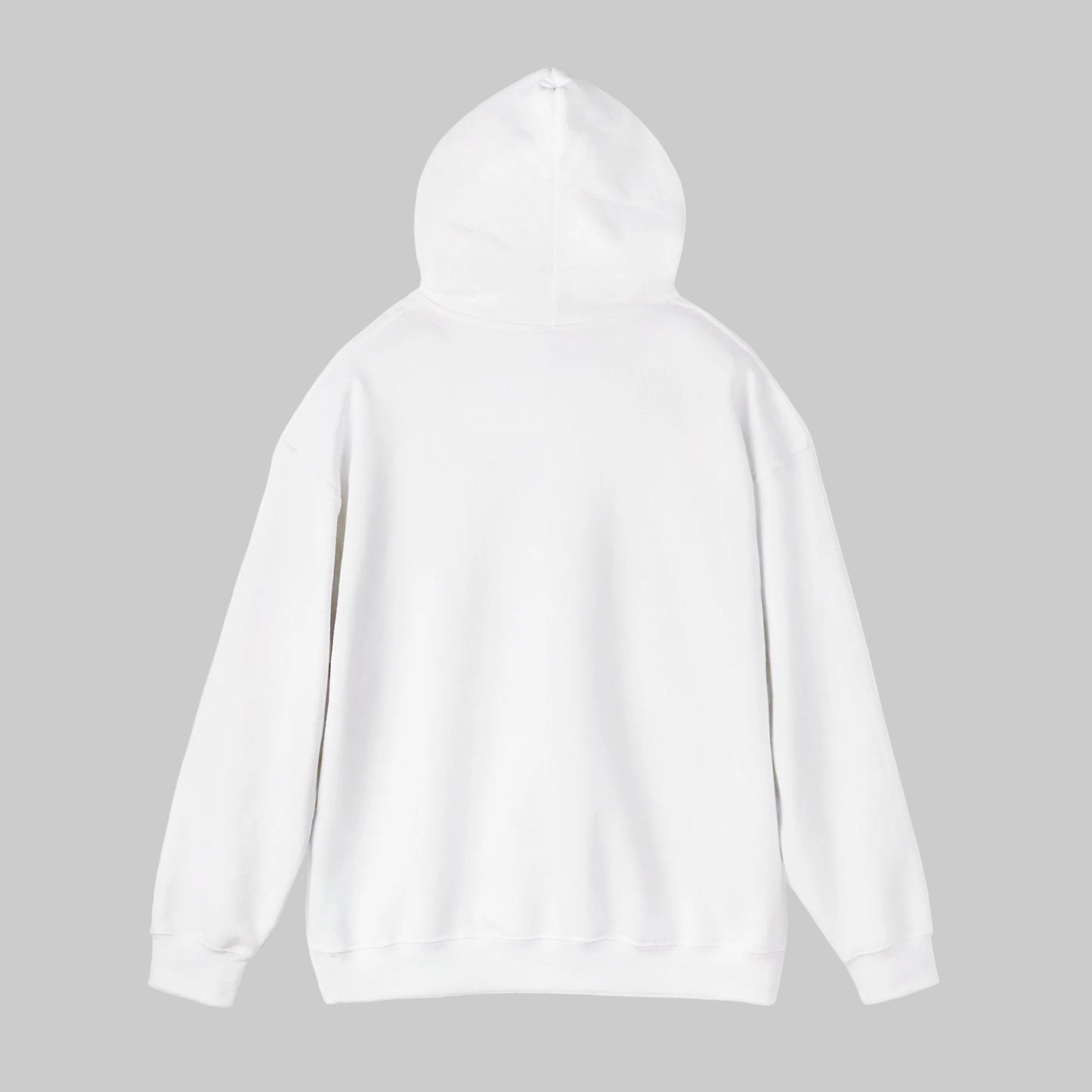 White hoodie on a white background