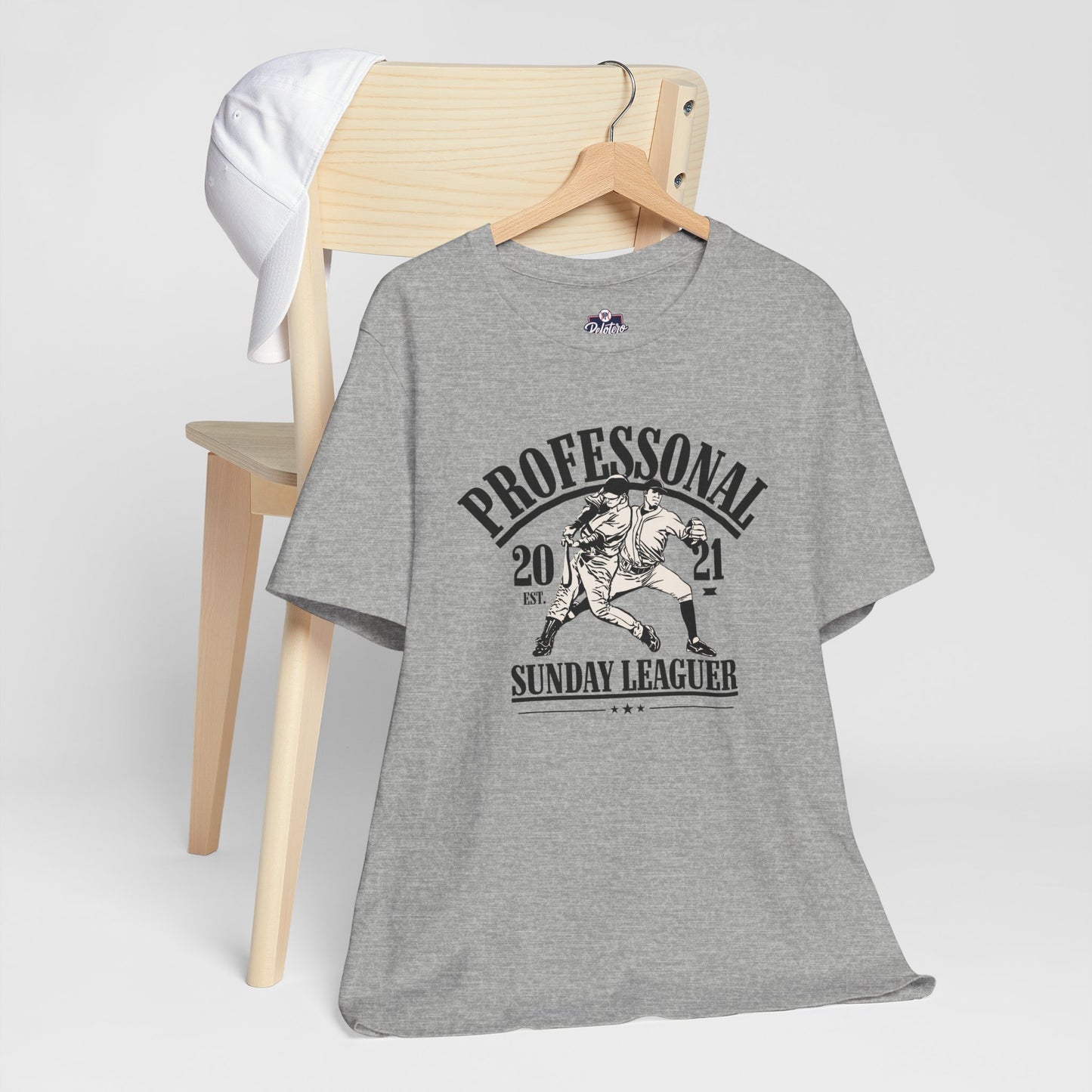Professional Sunday Leaguer Baseball Tee — Hispanic Latino Pride