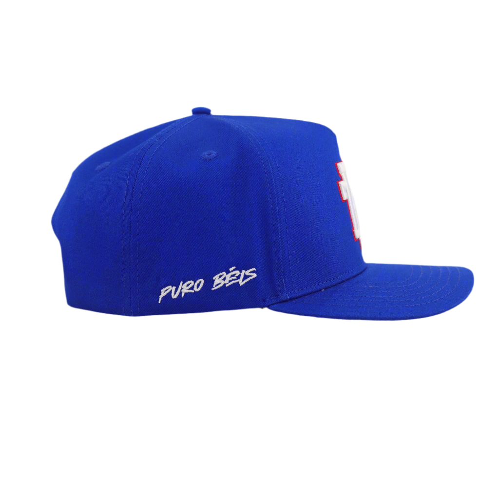 PT/Puro Béis Snapback - Royal Blue With Grey Bottom Brim