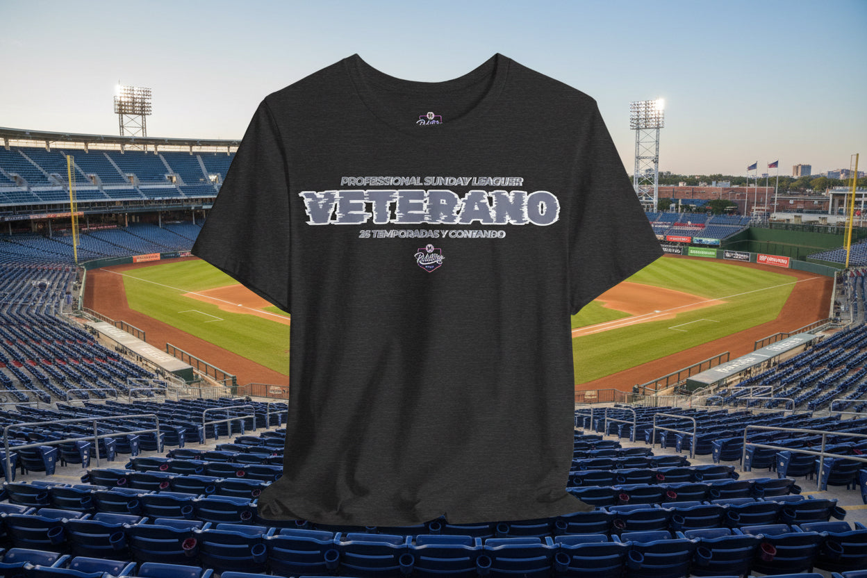 25 Year Veterano T-Shirt - Pro Sunday Leaguer