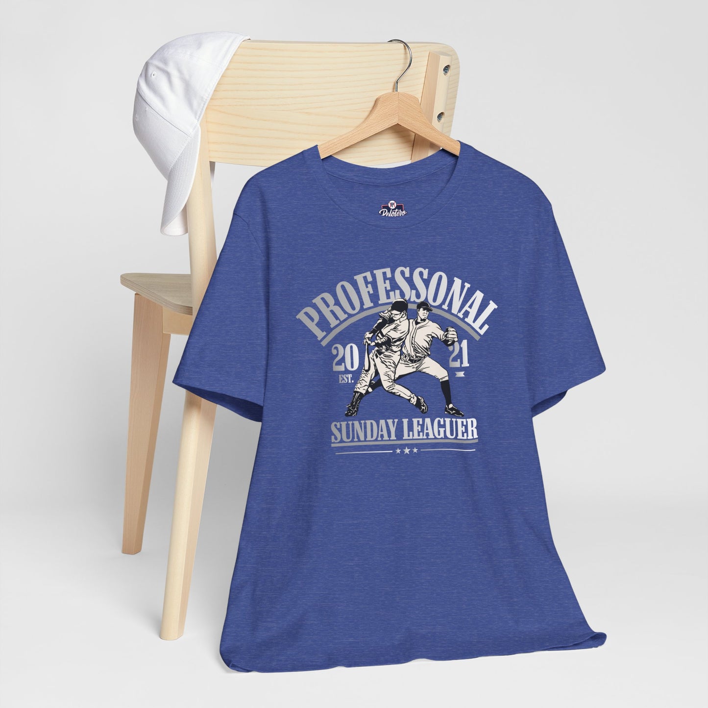 Professional Sunday Leaguer Baseball Tee — Hispanic Latino Pride