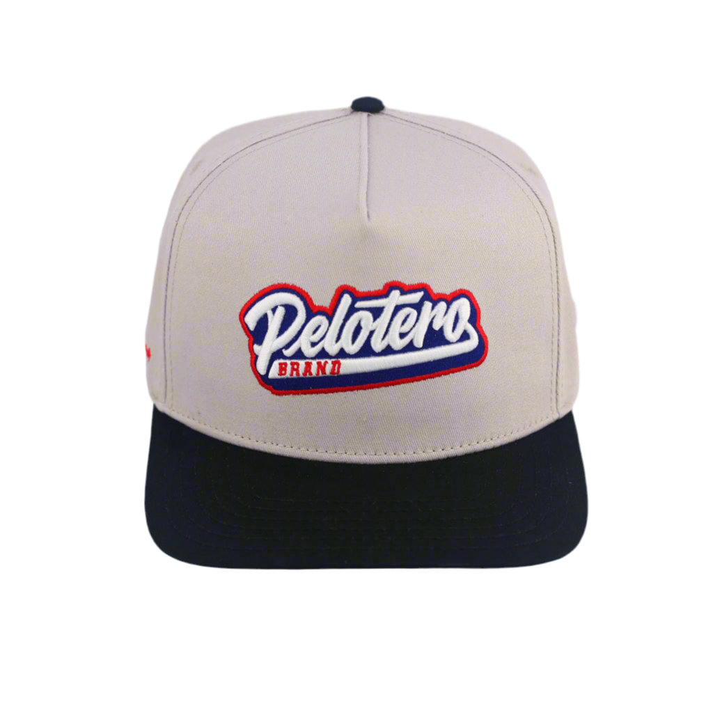 Pelotero Brand Logo- Hoy Se Juega Snapback - Grey with Black Brim