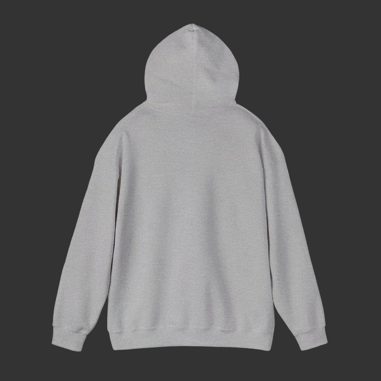 Gray hoodie on a white background