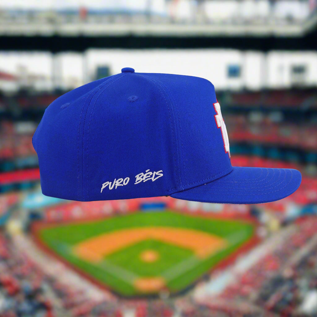 PT/Puro Béis Snapback - Royal Blue With Grey Bottom Brim